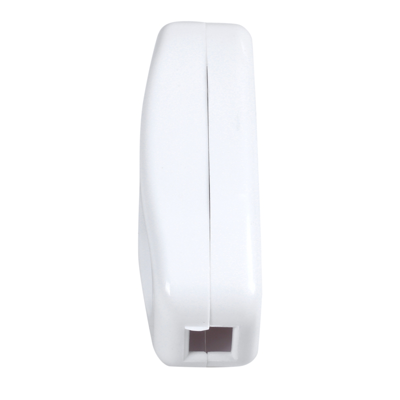 Compact White Plastic In-line Cord Light Lamp Switch