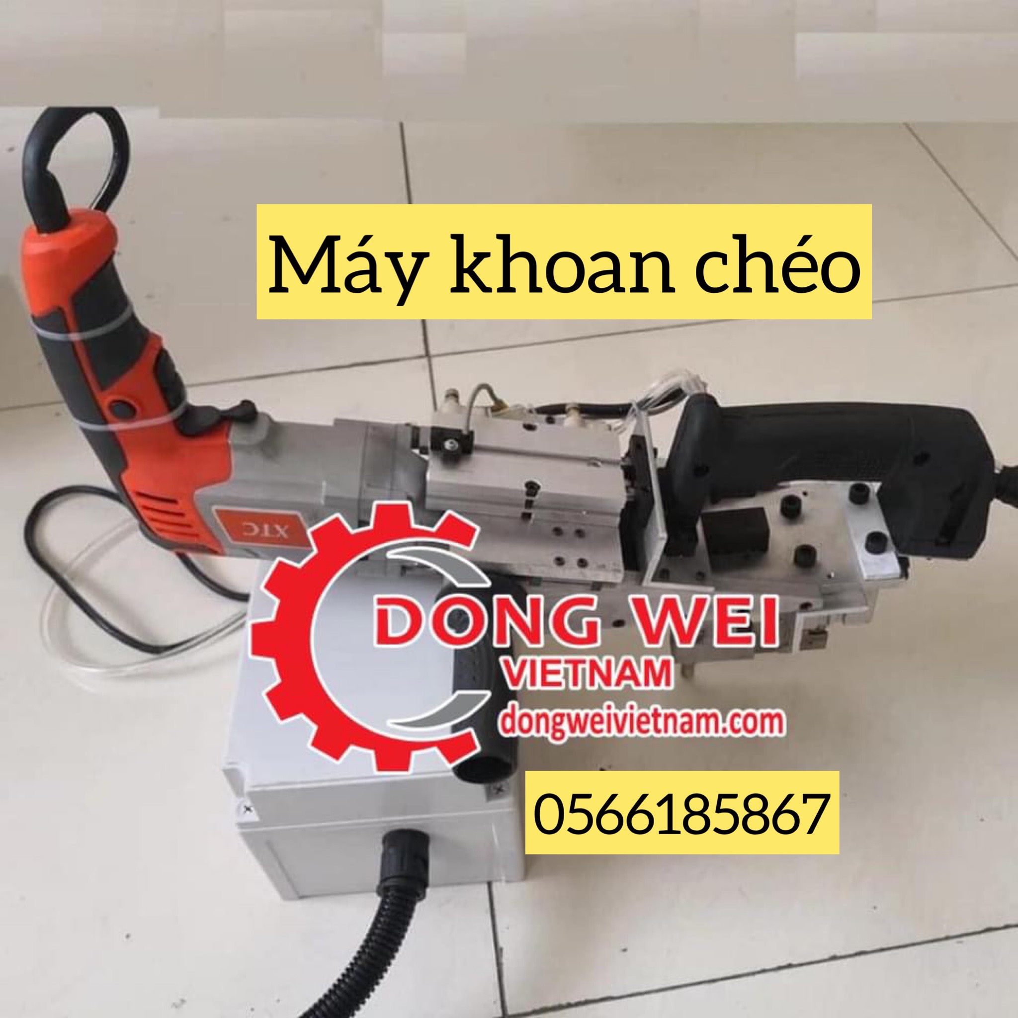 Máy khoan chéo cầm tay FREESHIPMAX