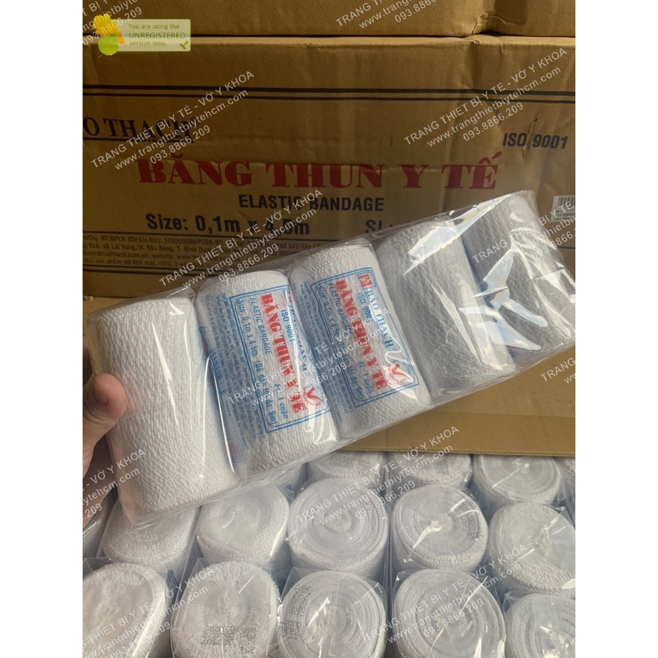 Băng Thun Y Tế Bảo Thạch 1 Móc , 2 Móc , 3 Móc
