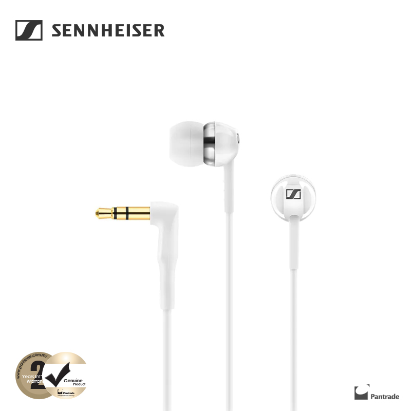 Sennheiser Cx 1 00 Bass Driven Wired In Ear Earphones White Lazada Singapore
