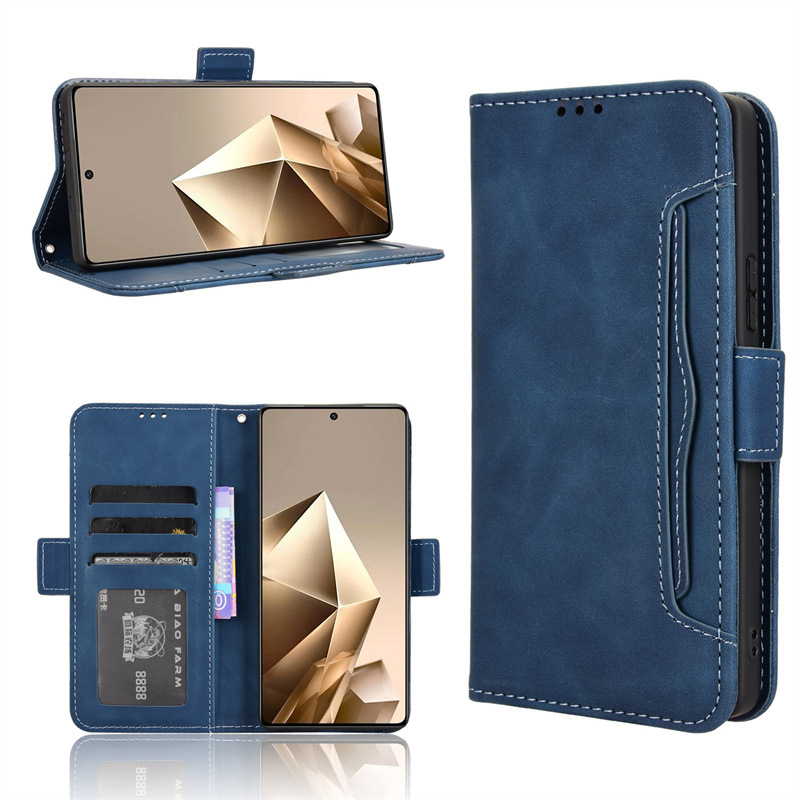 Infinix Note 50 4G/Note 50 Pro 4G Wallet Case with Card Holder, Leather Kickstand Card Slots Case. 