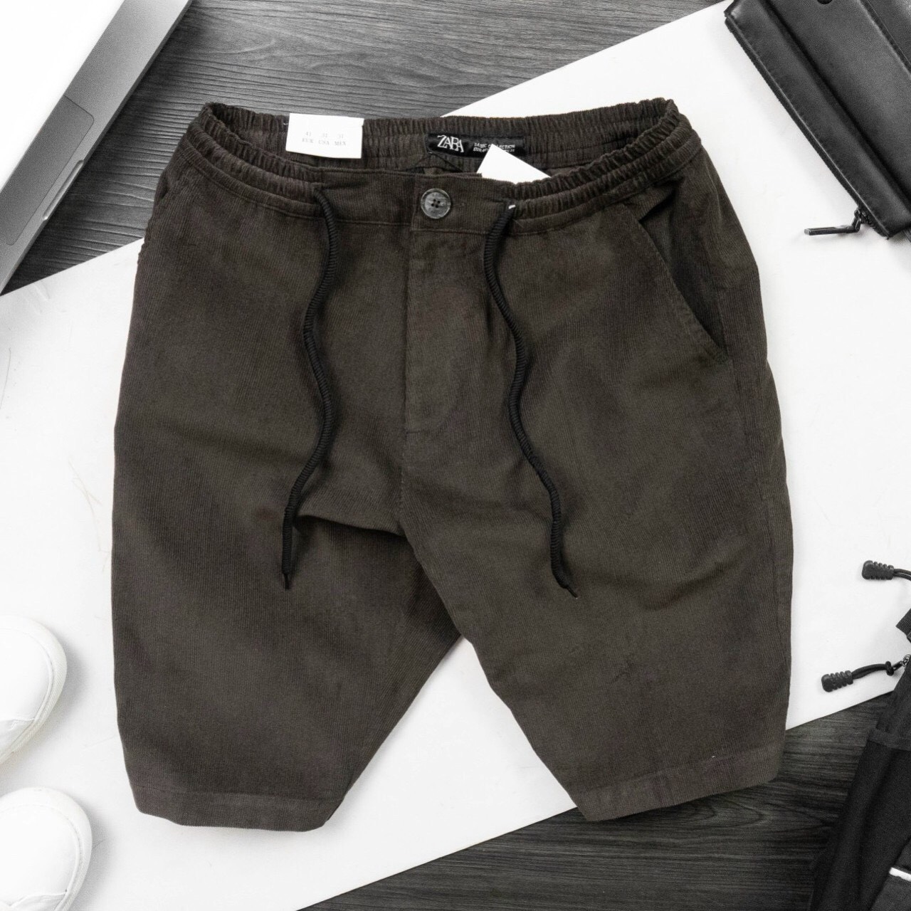 [hàng xuất dư] Quần Short nam, quần nhung Zara