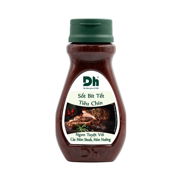 Sốt bít tết tiêu chín, steak pepper sauce - dh foods