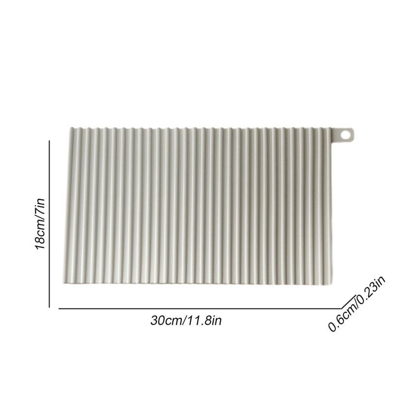 Silicone khô thảm cống Mat Bộ đồ ăn nhà bếp Khay Ráo Nước worktop placemat cho Lót đĩa bàn ăn phụ kiện nhà bếp