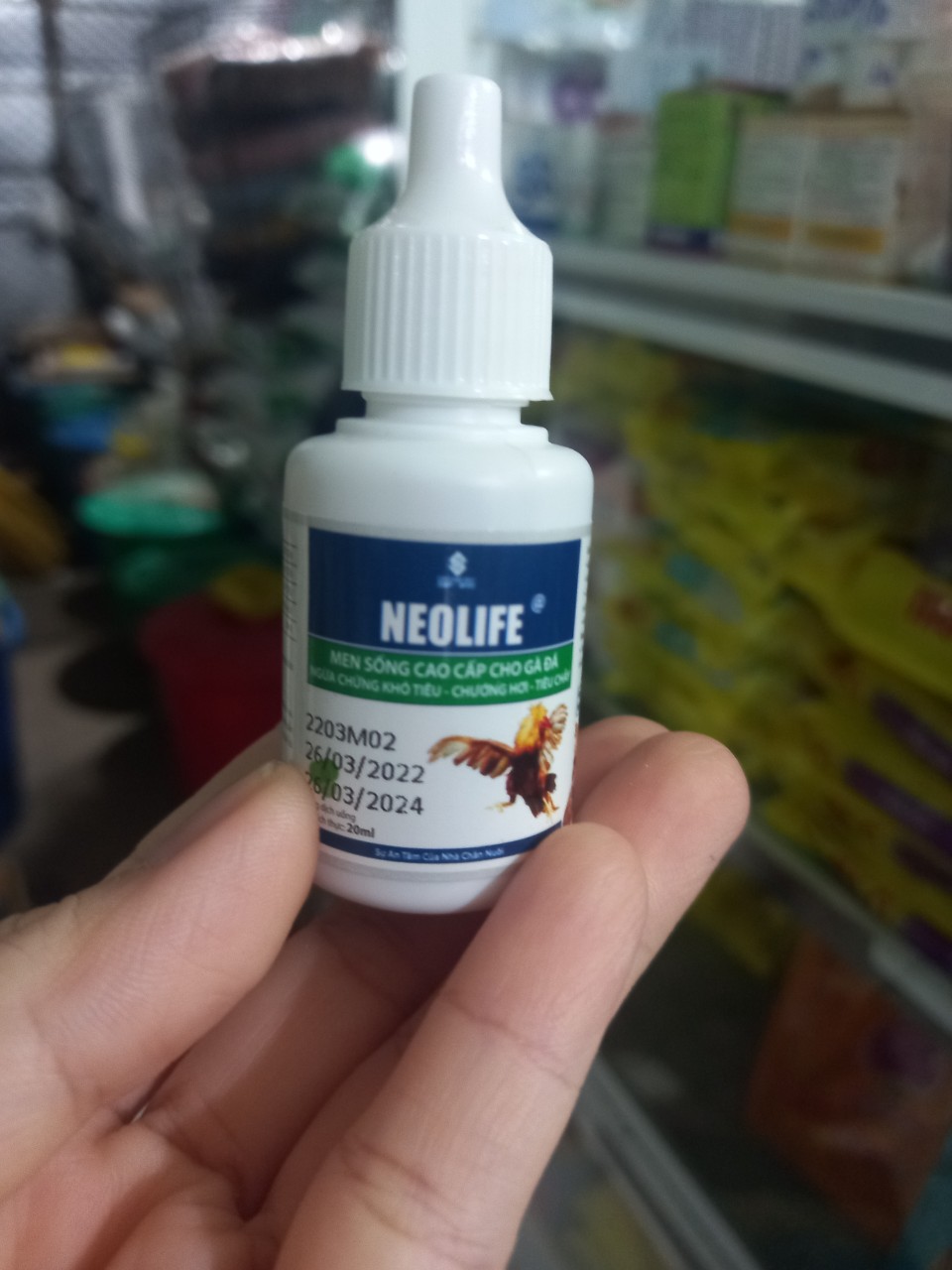 Neolife, Lọ 10ml, Men Tiêu Hóa Dùng Cho Gà Đá