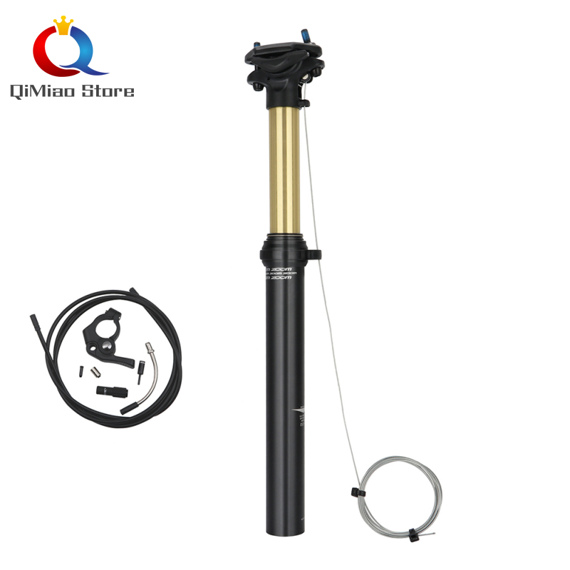 QiMiao Bike Suspension Seatpost Shock Absorber Wire Control Dropper
