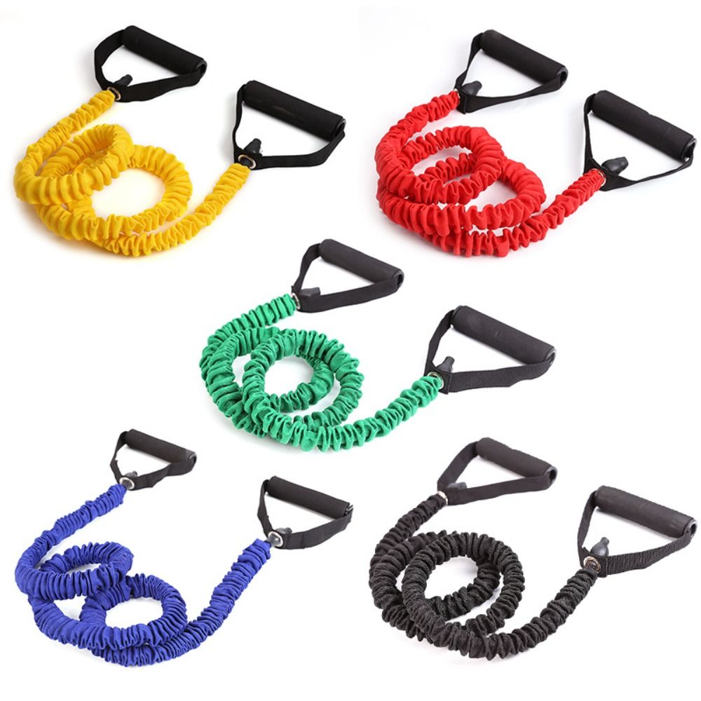 Stretch Elastic Ropes Stretch Strap With Handle Elastic Yoga Pull Rope Pull Rope Cloth Covers ...