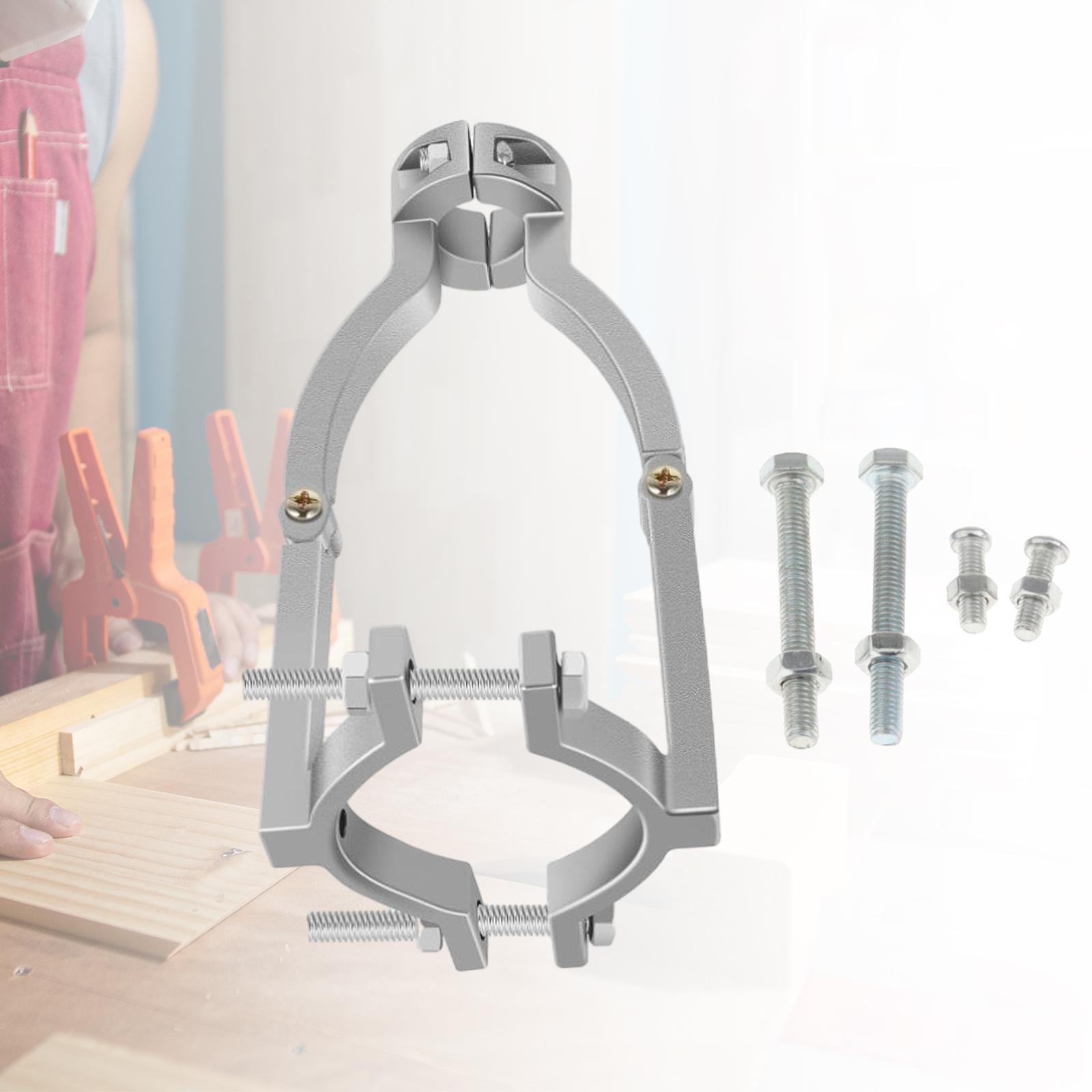 Fityle Square Hole Drill Bit Adapter Fixing Bracket Durable Bench Drill Press Converter Joint Mortiser Bit for Drill Machine Accessory Drill Press