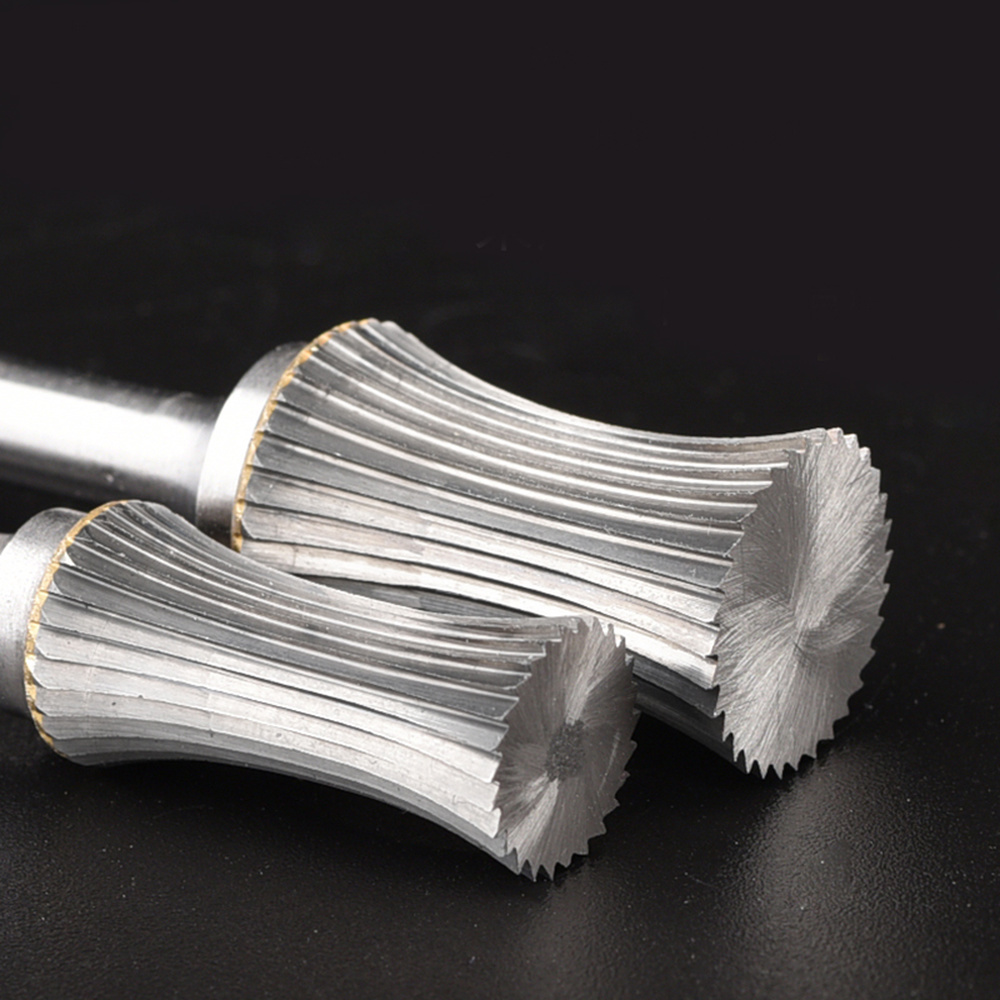 【StyleVoyager】Concave Curved Boring Tool Tungsten Steel Milling Cutter 1pc Carbide Wood Carving Head Metal Rotating File U-type. 