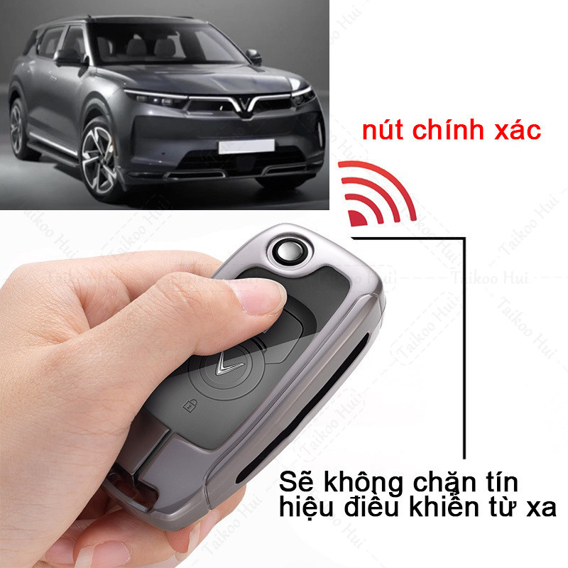 ốp chìa khoá Vinfast Fadil xe điện, bọc khóa cao cấp bảo vệ chìa khóa