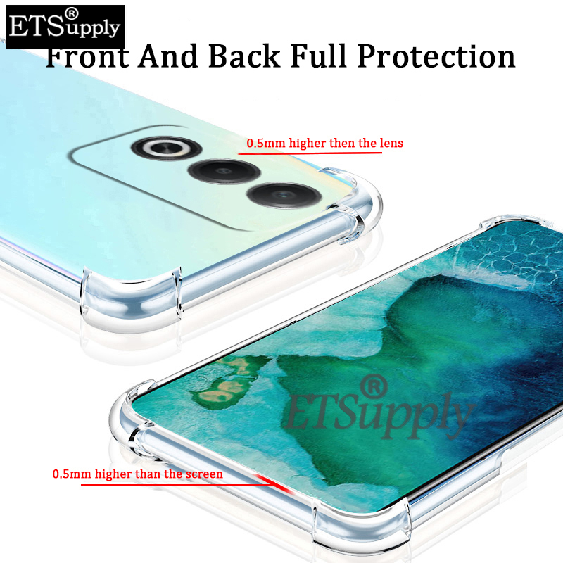 Phone case OPPO A3 Pro Soft Transparent Full Protection shockproof Armor Back Cover OPPO A3 Pro Case.