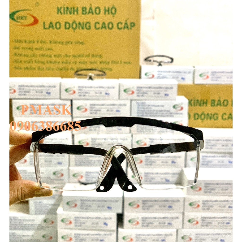 Kính bảo hộ lao động bảo vệ mắt, chống bụi, sinh vật lạ - Kính Vuông bảo hộ đi đường