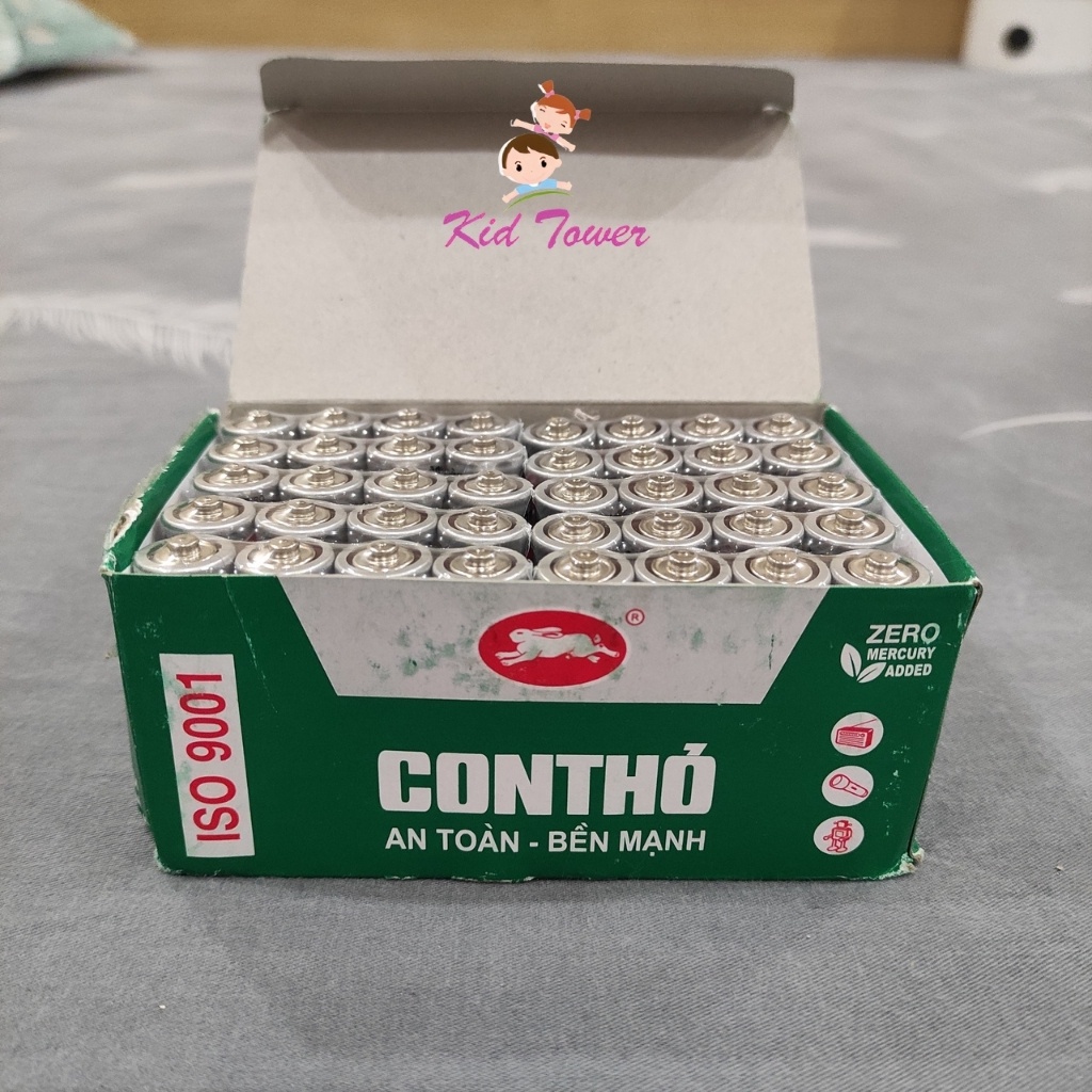 Pin AA AAA con thỏ vỉ 4 viên