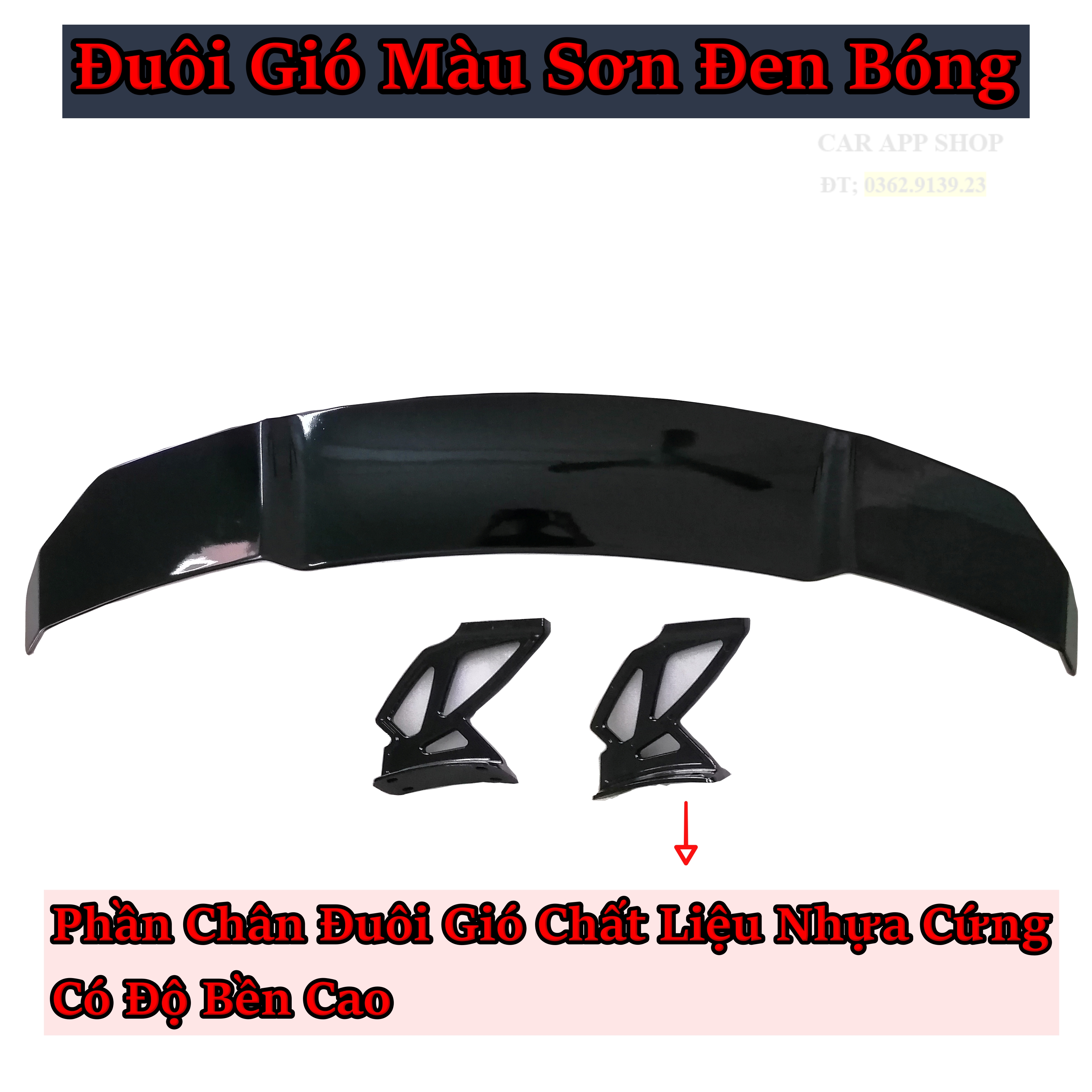 Đuôi Gió Thể Thao Lắp Chung Cho Dòng Xe Sedan Hàng Cao Cấp