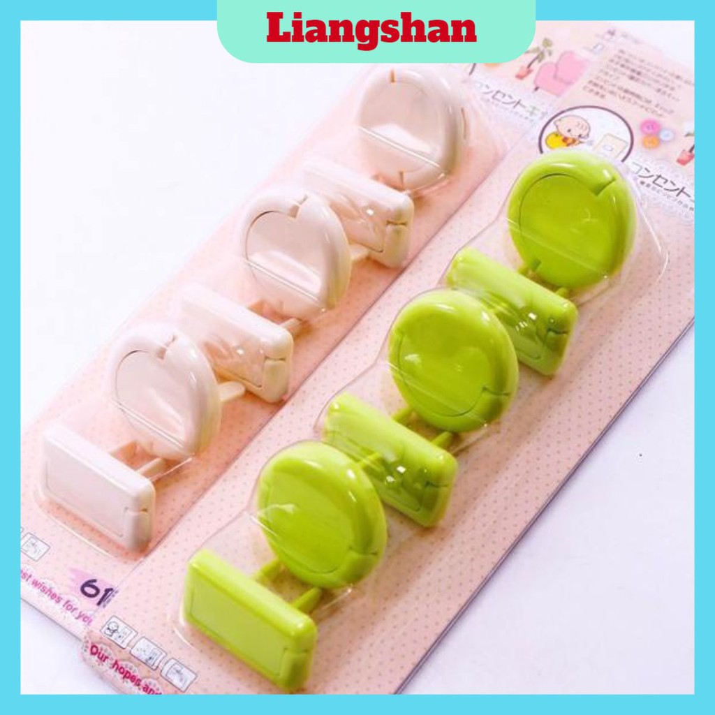 Bịt ổ điện/ Vỉ 6 Bịt Ổ Điện An Toàn Cho Bé