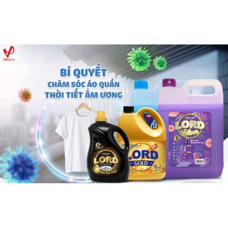 Nước giặt Lord Gold chai 3.5 kg
