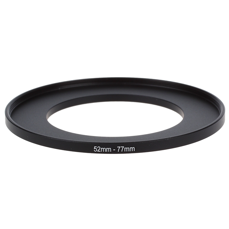 (C G K 3pcs 52mm-77mm 52-77 Metal Step Up Filter Ring Adapter for Camera