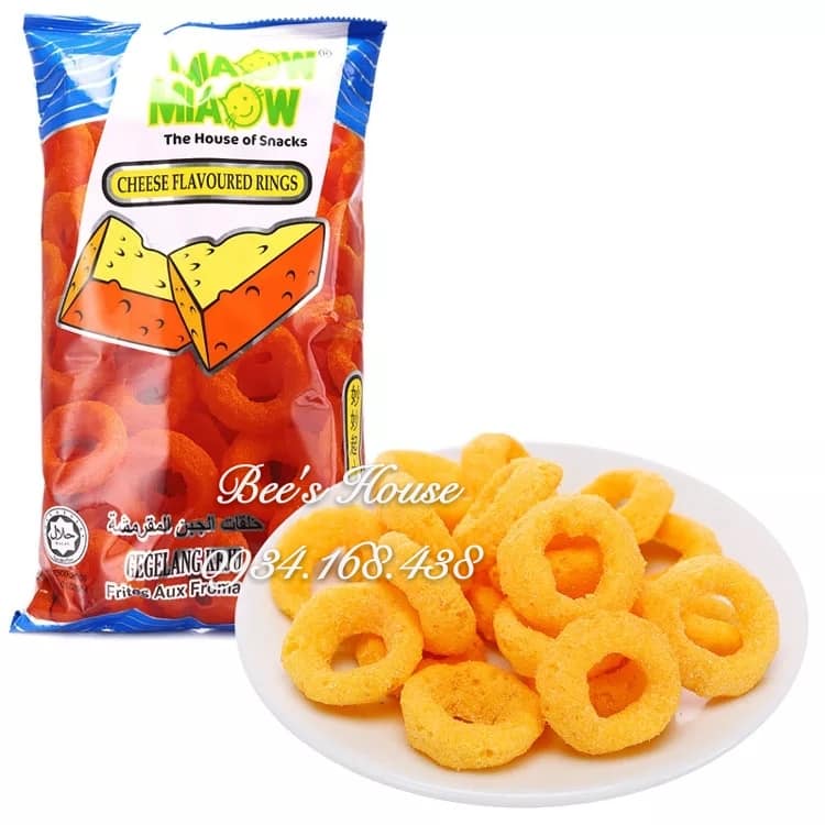 Bánh Snack Miaow Miaow Malaysia Gói 60G