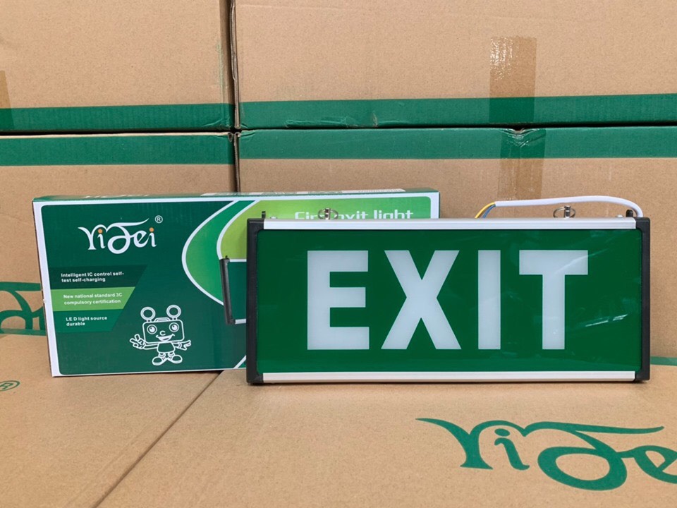 Đèn Exit, Đèn Thoát Hiểm, Chỉ Lối Thoát 2 Mặt. Đèn LED Exit 2 mặt - Đèn lối thoát, đèn khẩn cấp LỐI THOÁT