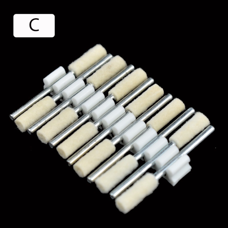 Set 12 đầu len đánh bóng 2.35mm
