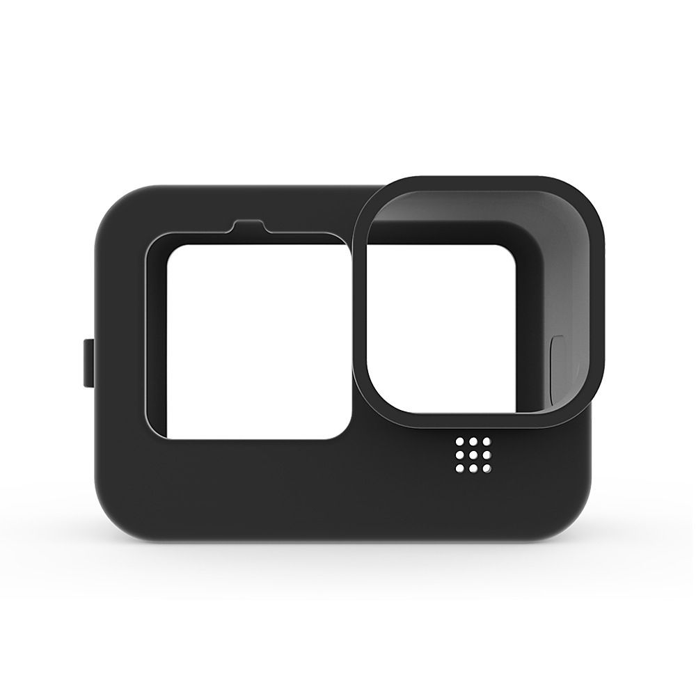 HSFJHSS Dustproof Shell Shockproof Rubber Silicone Housing Protective Case Protective Cover For gopro hero 9 Camera Lens Protect Cover Action Camera Shell Camera Case