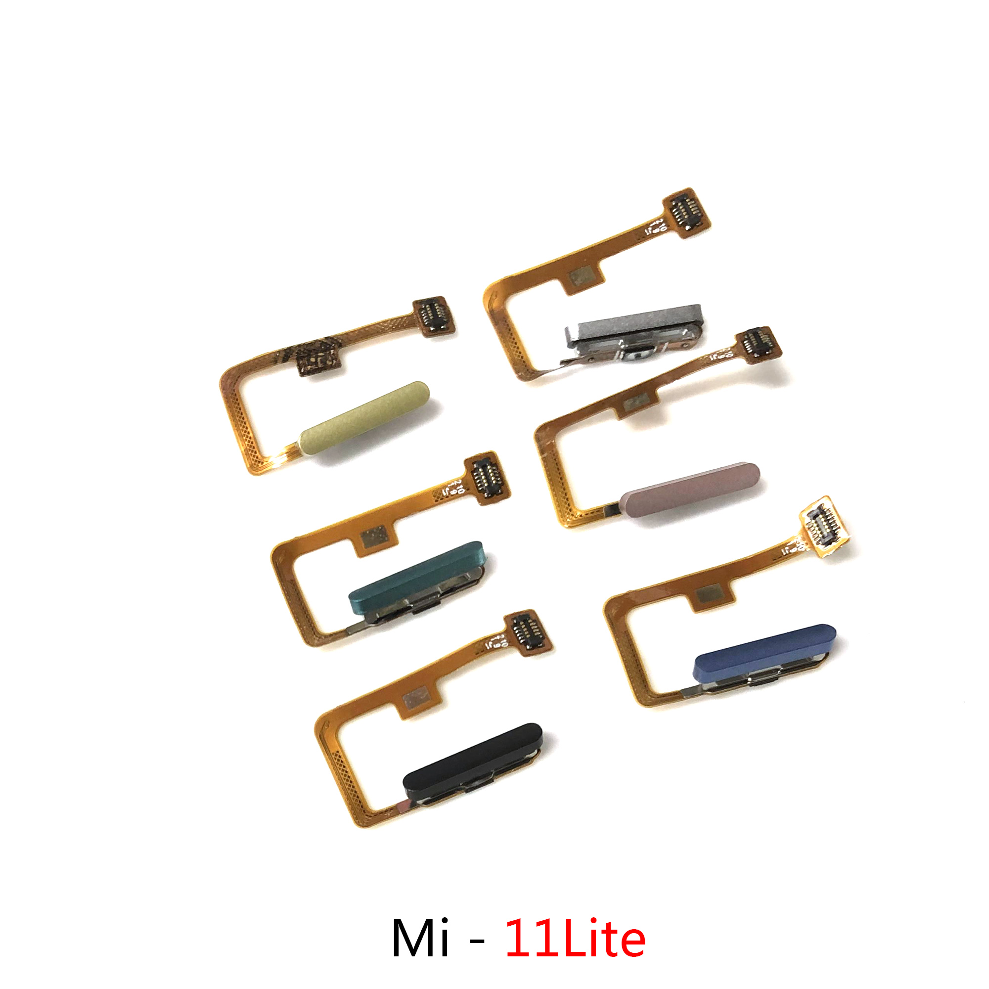 For Xiaomi Mi 10T Touch ID 10TLite Fingerprint Sensor Scanner Flex Cable 11Lite Home Return Button Key Parts