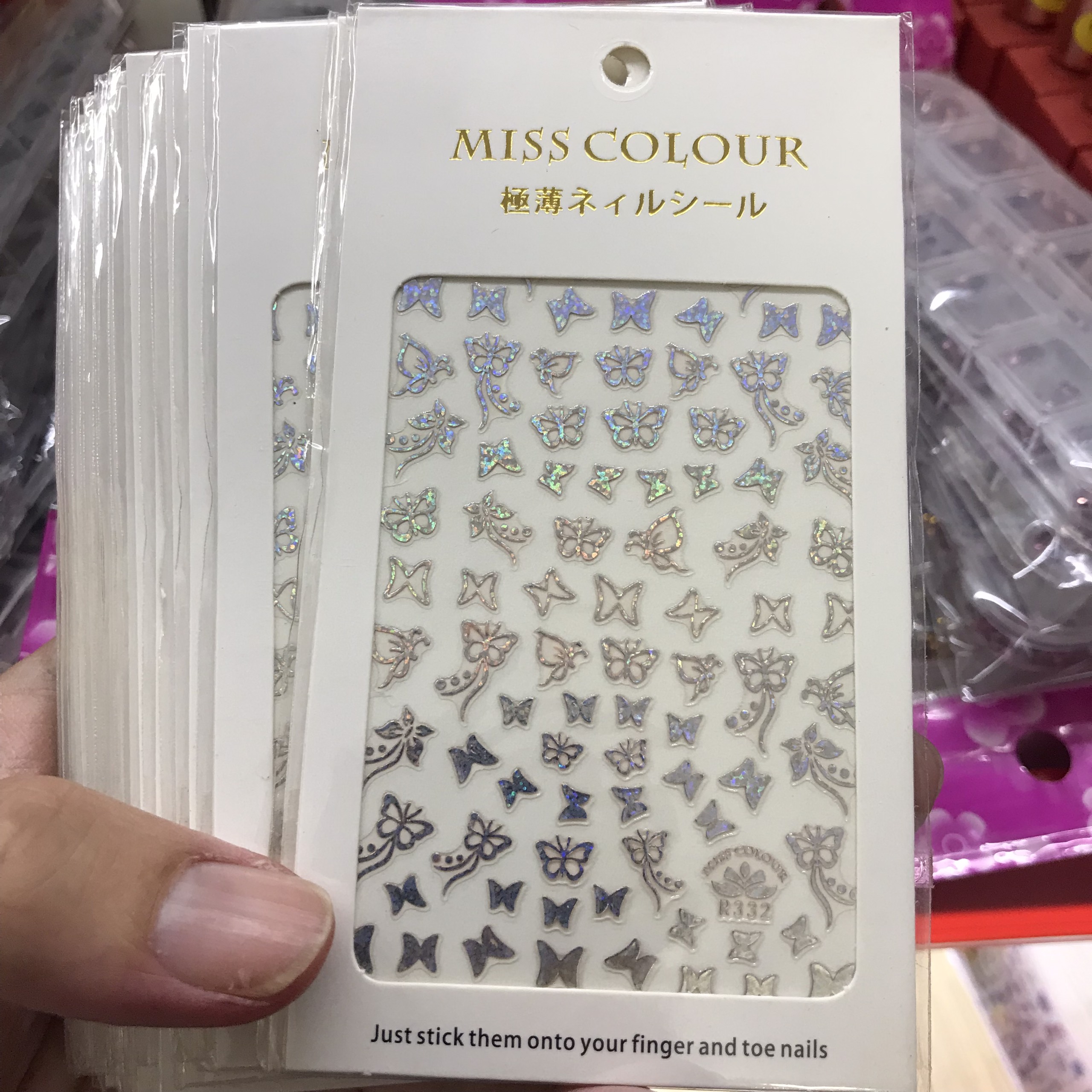 Nail sticker dán móng tay - Chân - HOT 3