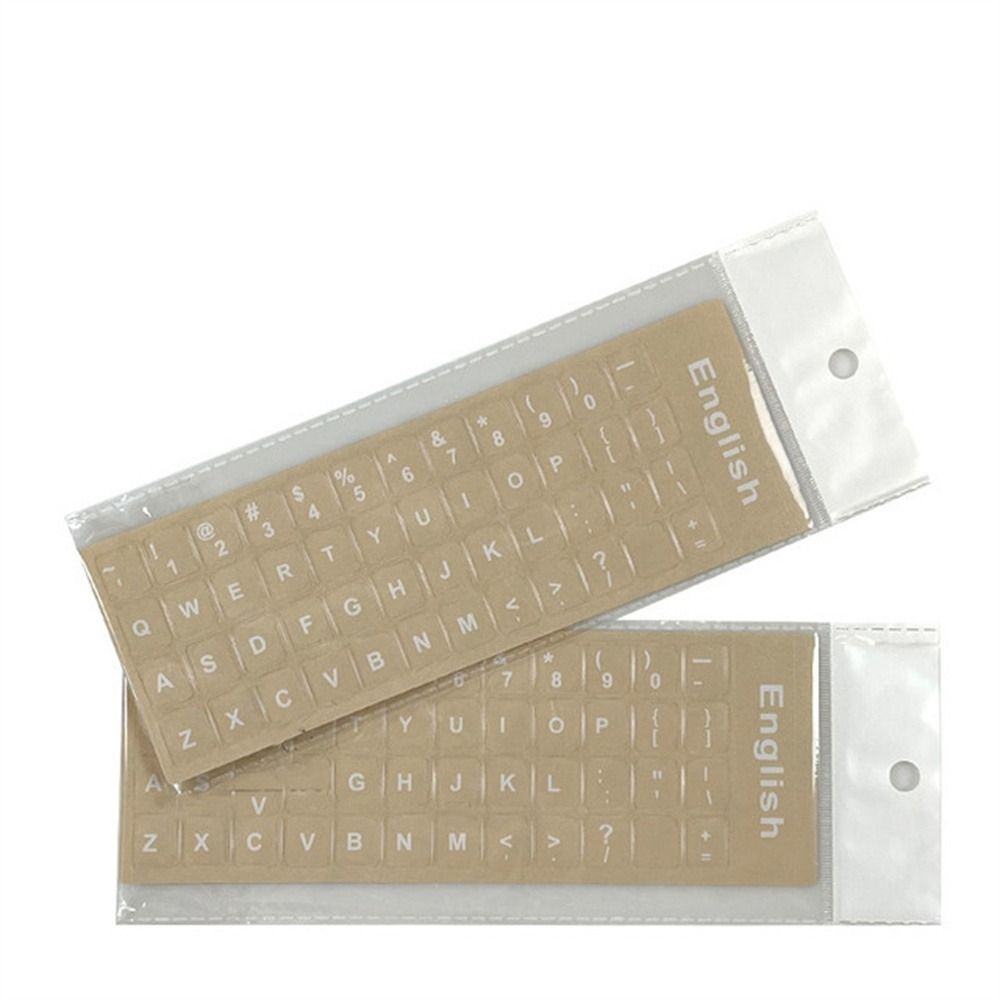 For PC Notebook Hebrew English Russian Film Keyboard Letter Sticker Language Alphabet Sticker Computer Keyboard Cover Keyboard Stickers. 