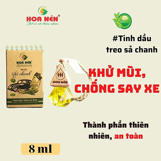 Tinh dầu treo Sả chanh - Hoa Nén