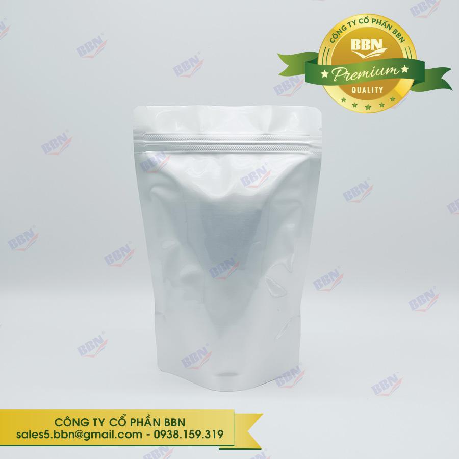 Túi zip đứng 2 mặt bạc 12x17cm TL 100g (kg)