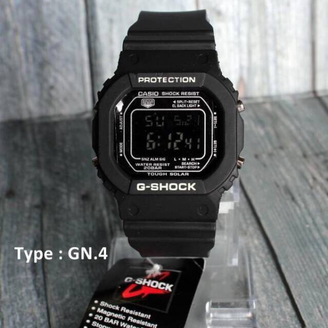 Jam Tangan Sporty Casio Gshock GLS5600 Black G-Shock GLS Rubber