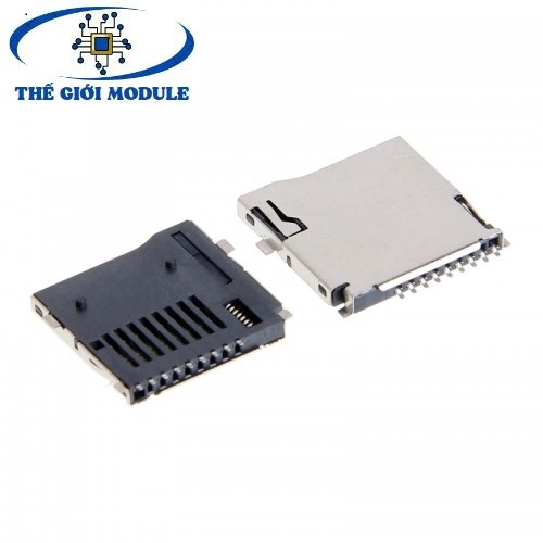 Khay thẻ nhớ Micro SD Card Socket 9-Pin (Combo 10 cái)