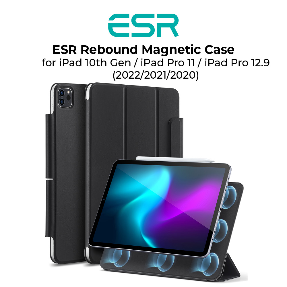 Apple iPad Pro 12.9 (2022) tablet case colorful ESR REBOUND MAGNETIC