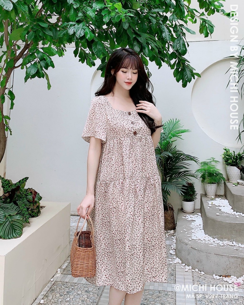 Đầm dự tiệc bigsize - váy bigsize dự tiệc chất lụa tằm, xinh xắn