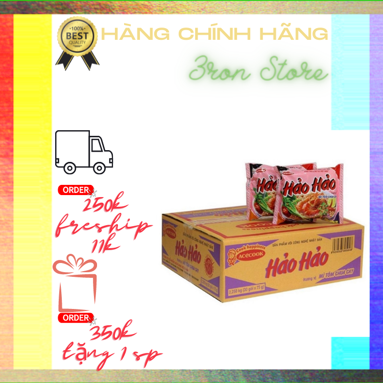 Thùng Mì Hảo Hảo Tôm Chua Cay