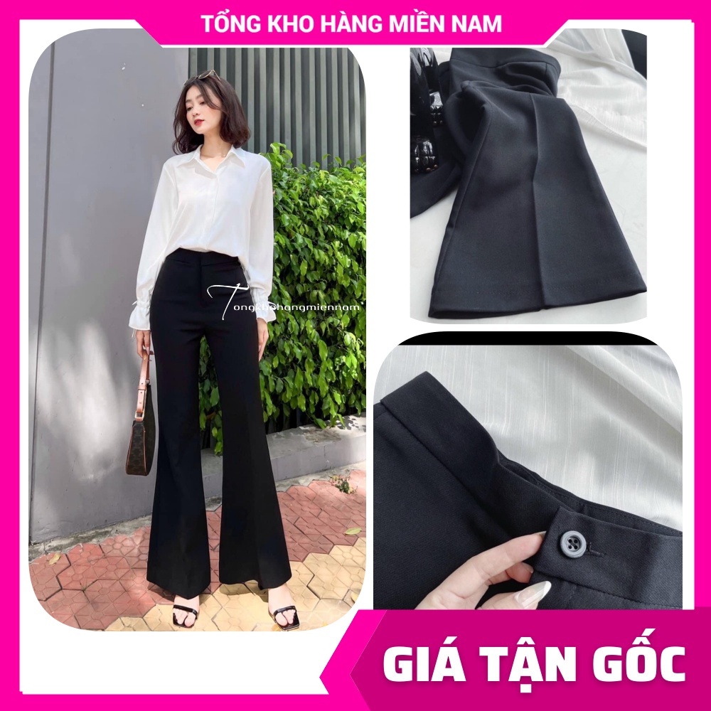 Quần tây ống loe tp104 🎀 hàng đẹp 🎀 ảnh thật 🎀 quần tây công sở 🎀 quần dài nữ 🎀 quần tây đen 🎀 quần tây ống loe 🎀 quần công sở 🎀