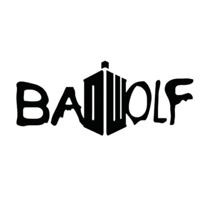 Doctor Who Bad Wolf Decal – Pick Your Size & Color For Car, Truck, Or Wall!
