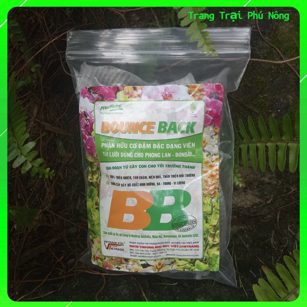 Phân Hữu Cơ 15 Túi Lọc Tan Chậm Bounce Back 90gram