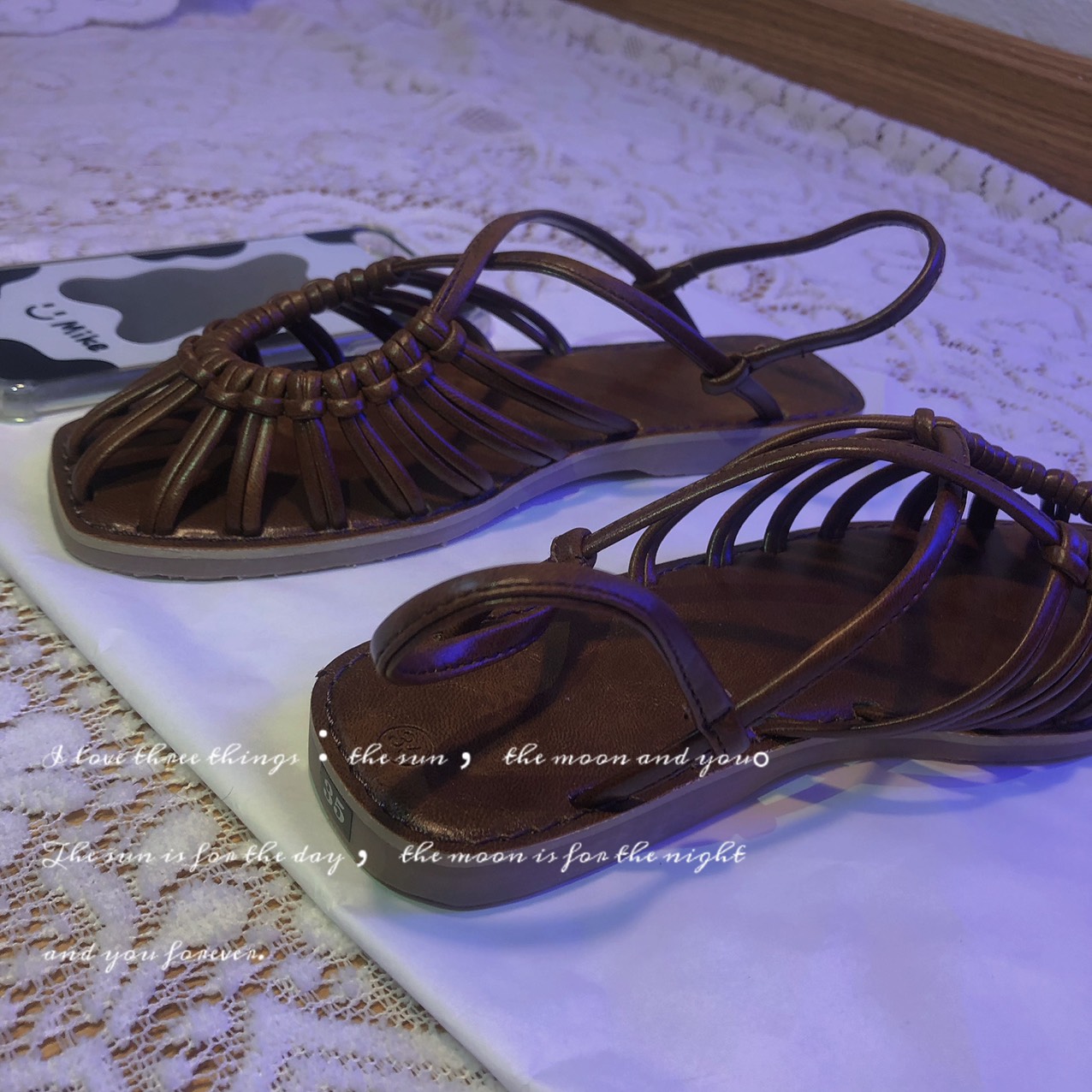 GIÀY SANDAL NỮ XĂNG ĐAN ĐAN RỌ PHONG CÁCH HÀN QUỐC CHO NỮ