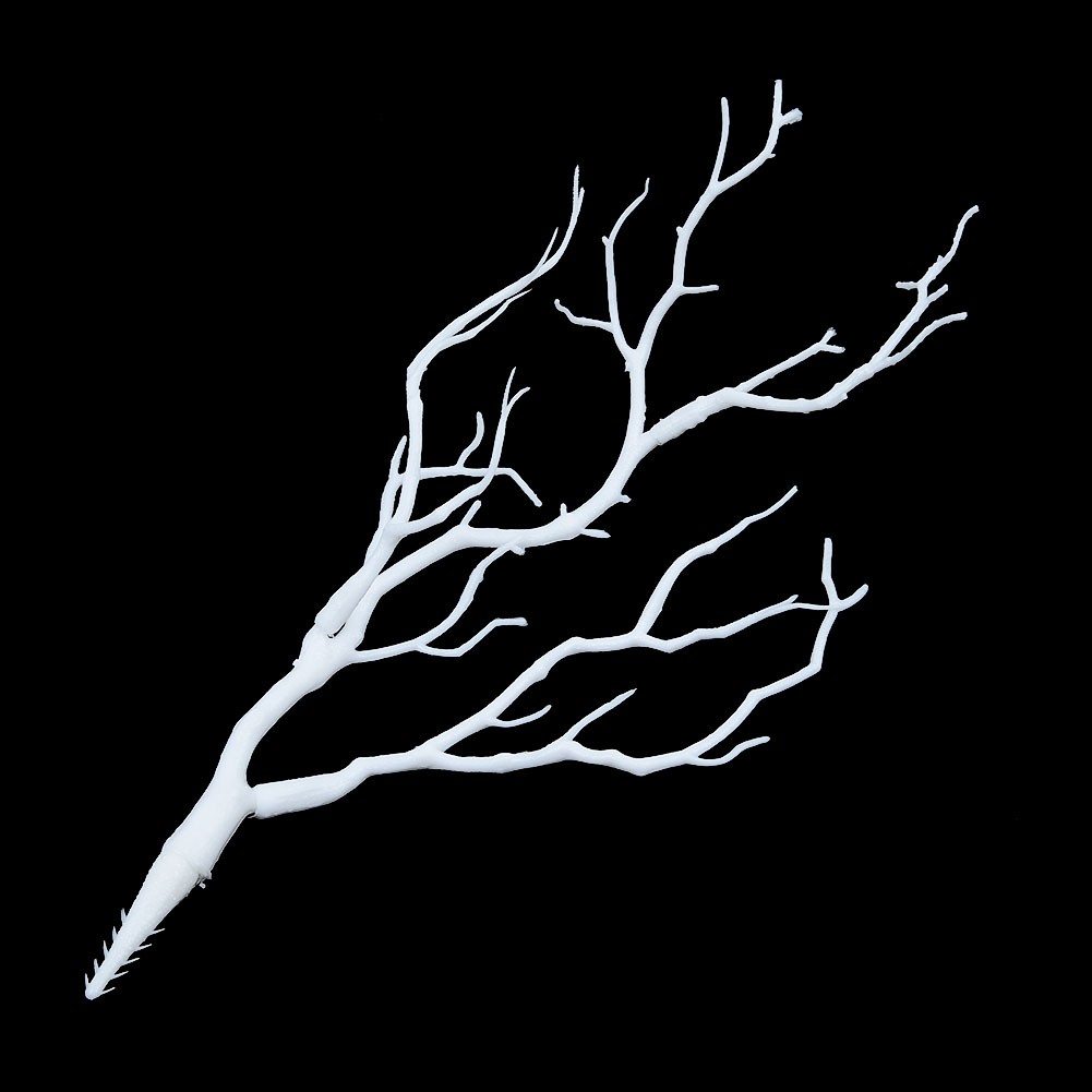 Simulation Tree Branch Dried Twig Home Wedding Decor Gift White/Green/Coffee