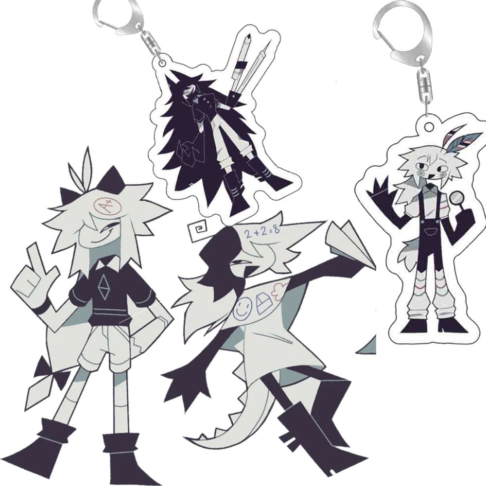 Cute Fundamental Paper Education Fundamental Paper Education Keychain Acrylic Zip Miss Circle Acrylic Keyring Action Figures Anime Characters Oliver Cosplay Keychain Women. 