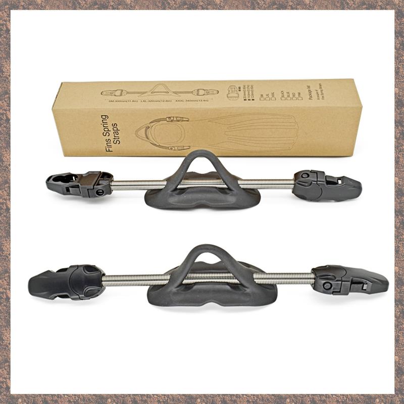 (TQHJ) Diving Fin Spring Heel Strap with Quick Release Buckles Quick Release Buckles for Outdoor Diving