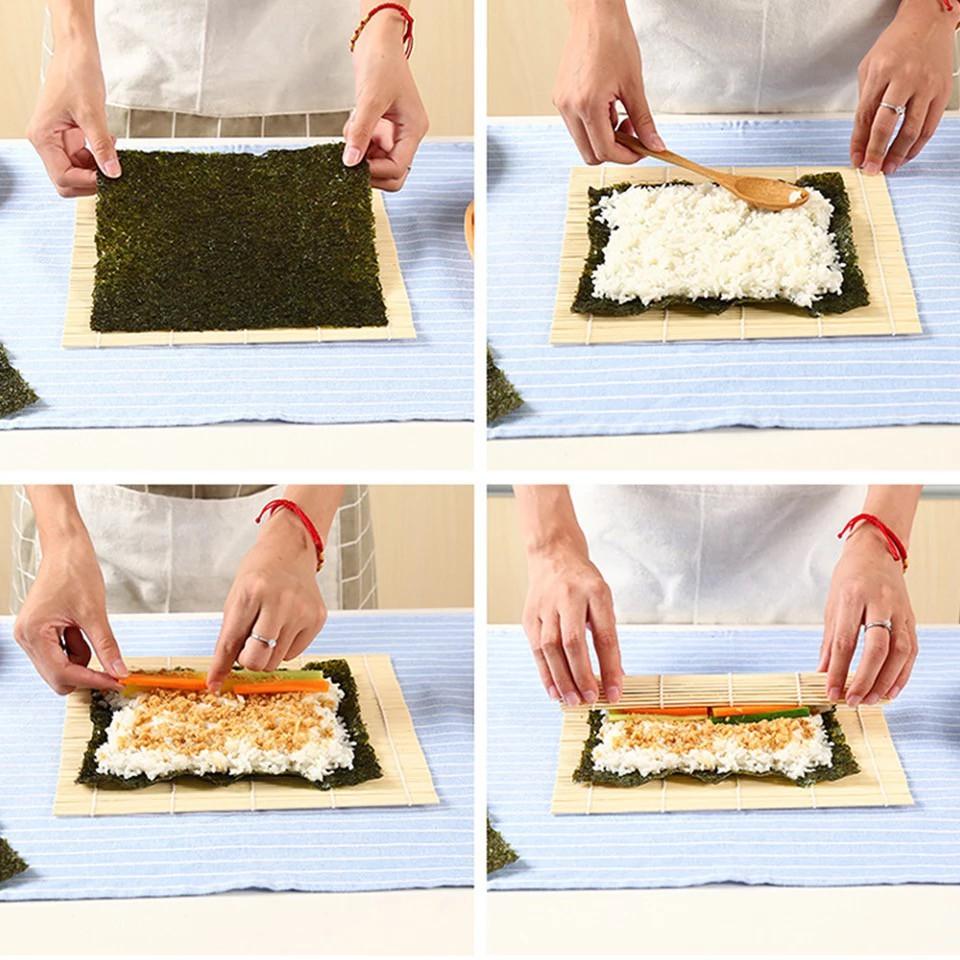 Mành tre làm cơm cuộn Kimbap Hàn Quốc