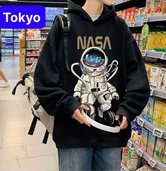 ÁO KHOÁC HOODIE NAM NỮ NASA CHÂT NỈ DÀY PHOM FROM RỘNG CHỐNG LẠNH NẮNG NÓNG ĐÔNG HÈ PHONG CÁCH HOT NHẤT 2023 - TOKYO FASHION
