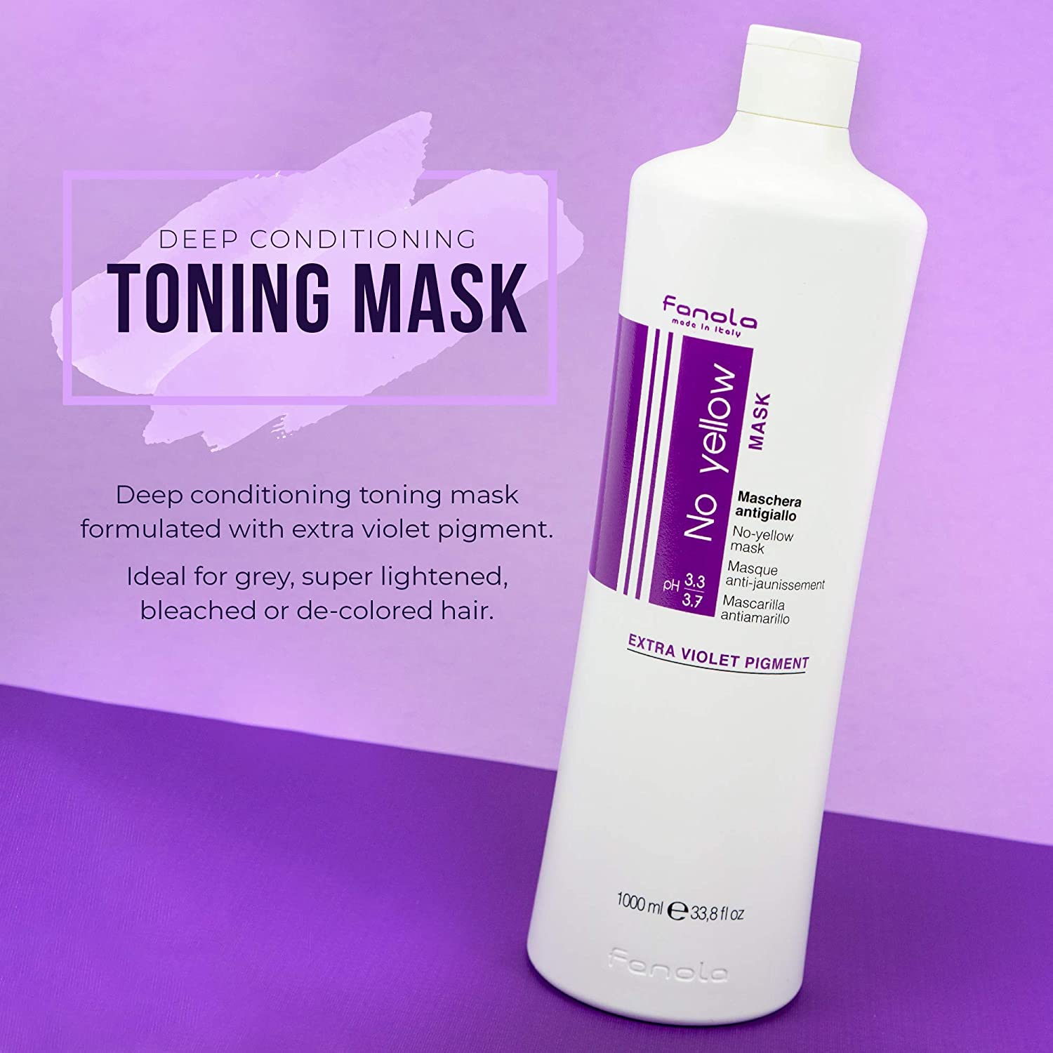 FANOLA No-Yellow Hair Treatment Purple Mask 350ml / 1000ml