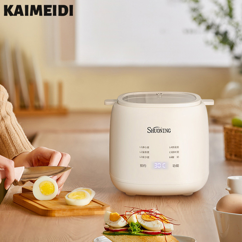 KAIMEIDI Egg cooker household egg steamer mini breakfast machine can be reserved for precise temperature control
