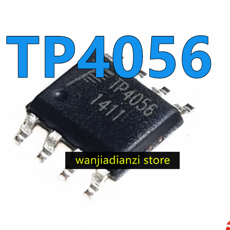 5pcs tp4056 tp4056e sop8 1a lithium ion battery charger ic linear lithium battery compatible tp4056 sop8 chips