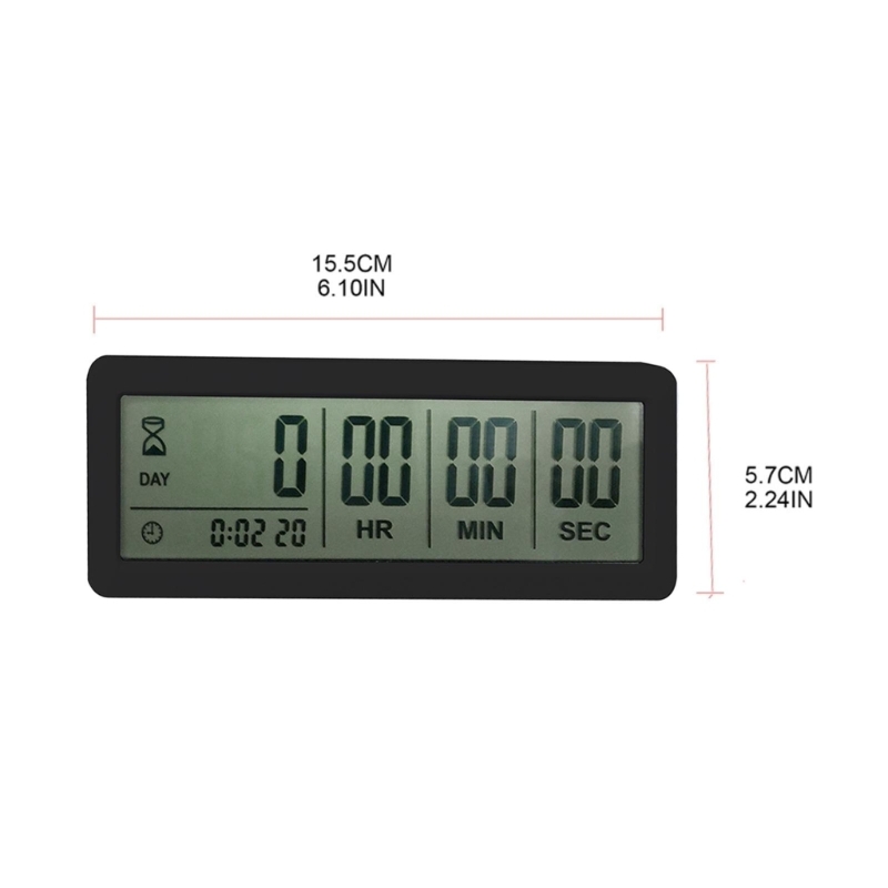 Digital Countdown Days Timer Big 999 Days Count Down Clock ABS Material 2 Colors