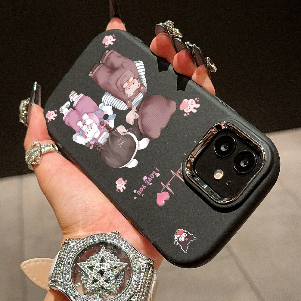 Hontinga for Xiaomi Poco X3 NFC Poco X3 Pro Back Cover Luxury Silver Edge Lens Mobile Cover Sweet Back Shadow Pattern Soft Silicone Phone Case. 