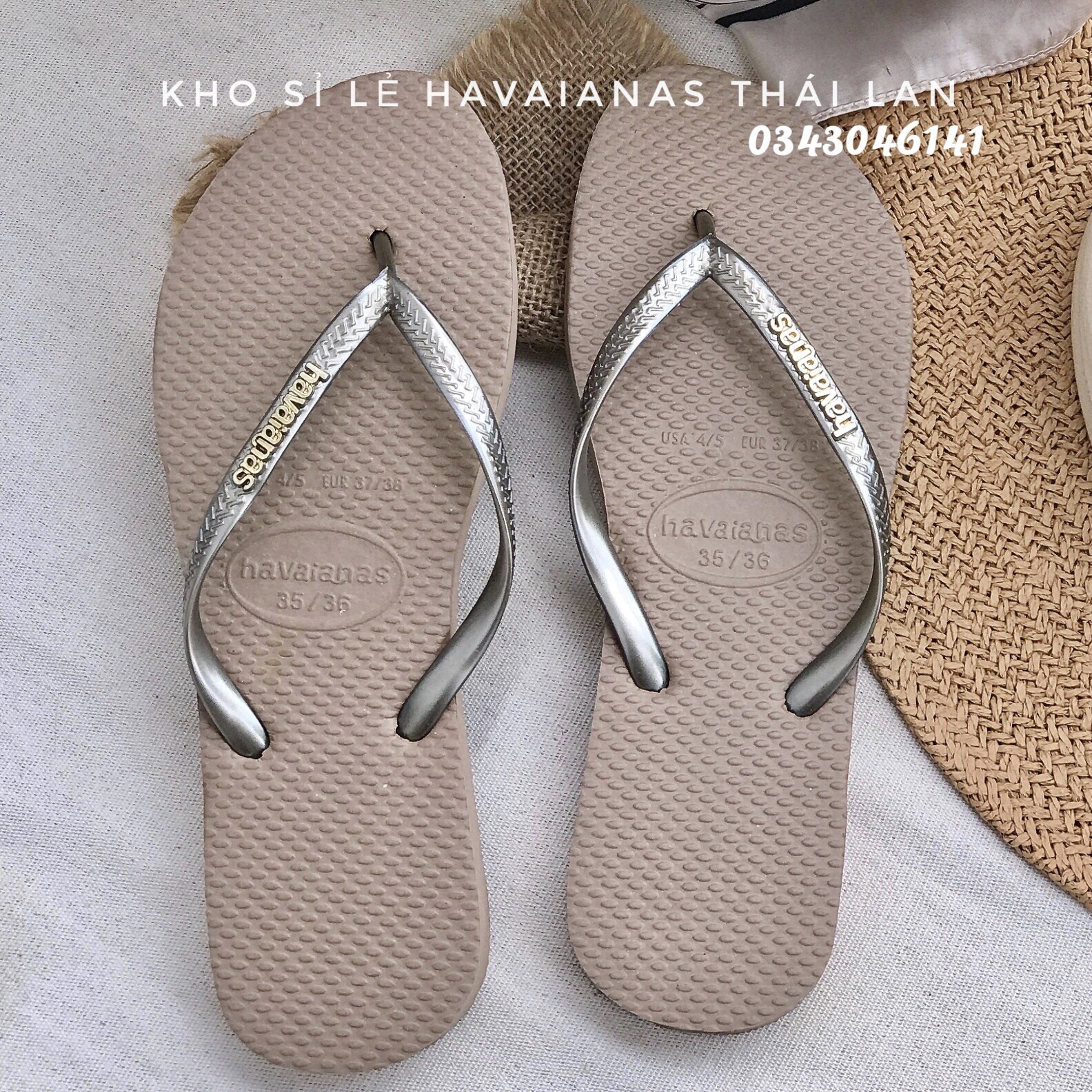 [HCM]Dép Havaianas Nữ Thái Lan Sẵn Shop